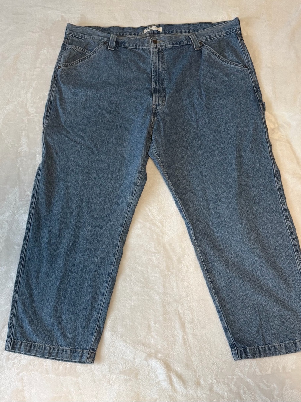 Signature by Levi Strauss Relaxed Fit Blue Denim Jeans